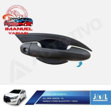 new!! JSL Handle Cover Innova Reborn Blacktivo Hitam Doff