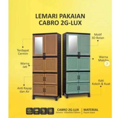 Lemari NAPOLLY Container Cabro 2G Lux 2GLux NapolyTop Hanger Gantungan