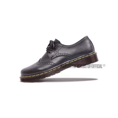 Verish - Adler Sepatu Formal 4 Hole Opek Pria Hitam 41 Black O 02