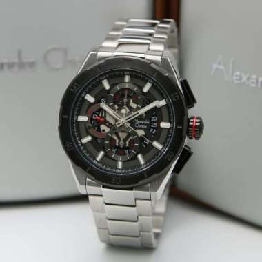 ALEXANDRE CHRISTIE AC 6560 AC6560 PRIA SILVER BLACK ORIGINAL