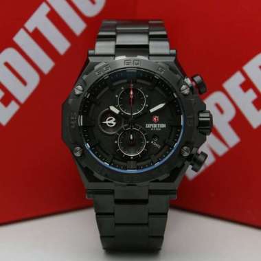 JAM TANGAN EXPEDITION E 6797 E6797 PRIA FULL BLACK ORIGINAL