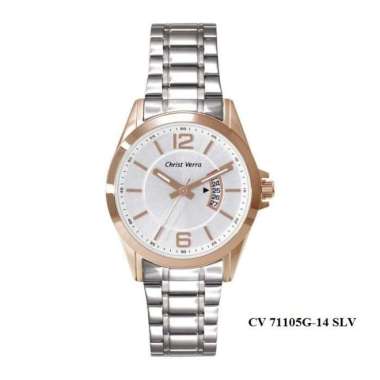 JAM TANGAN PRIA CHRIST VERRA CV 71105G / CV71105G ORIGINAL S WHITE RING RG