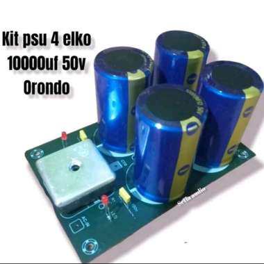 Kit psu power supply 4 elco 10000uf 50v ORANDA 10.000uf 50v 10000uf/50v 10.000uf/50v