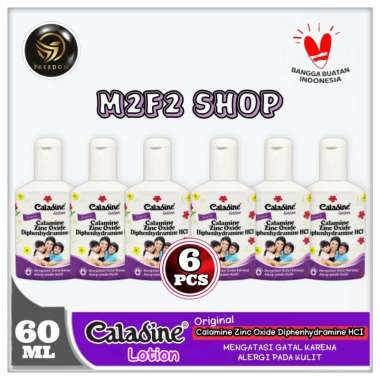 Caladine Lotion Bedak Gatal Antiseptik Cair- 60 ml (Kemasan 6 Pcs)