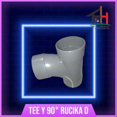 Tee Y 90 Derajat 4 Inch Rucika D - Sambungan Pipa Pvc
