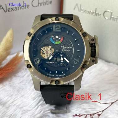 Original 100%!! Alexandre Christie Pria AC 6295 / AC6295 Titanium Black Garansi Resmi 1 tahun
