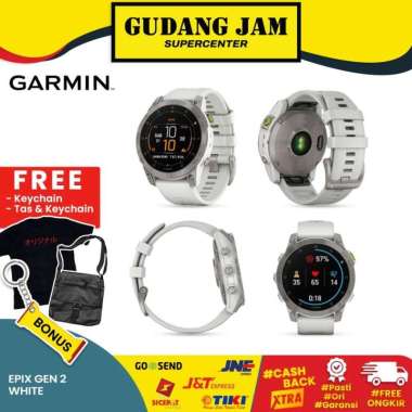 Jam Tangan Garmin epix (Gen 2) - Smartwatch GPS dengan Layar AMOLED 1.4 Inci, Baterai Hingga 31 Hari, dan Fitur Kesehatan Lengkap