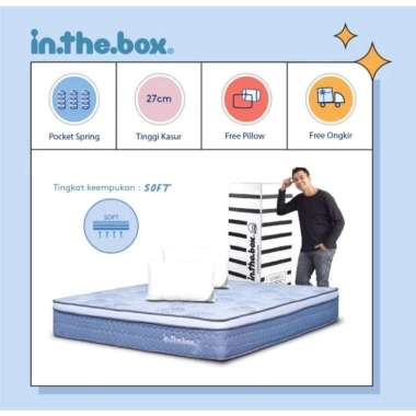 Spring Bed Inthebox X size 100x200x27 (Super Single) Kasur Inthebox