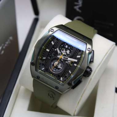 ALEXANDRE CHRISTIE AC 6608 GREEN ARMY RUBBER PRIA. ORIGINAL