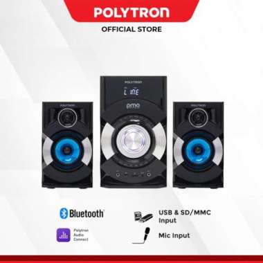 New Polytron Speaker Bluetooth Pma 9507 / Pma9507 - Resmi Promo PMA 9527