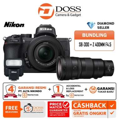 New Nikon Z50 Kit 16-50Mm Kamera Mirrorless Resmi / Nikon Z50 Promo SB300+400MM F45