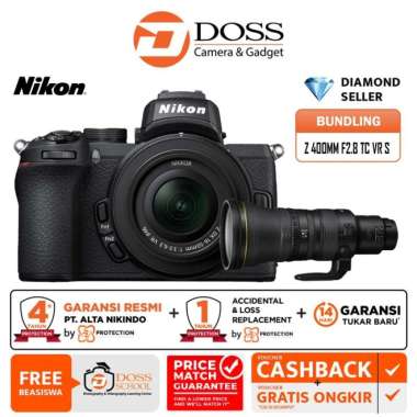 New Nikon Z50 Kit 16-50Mm Kamera Mirrorless Resmi / Nikon Z50 Promo W/ 400MM F2.8