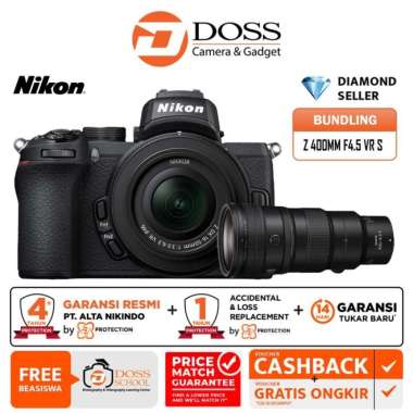 New Nikon Z50 Kit 16-50Mm Kamera Mirrorless Resmi / Nikon Z50 Promo W/ 400MM F4.5