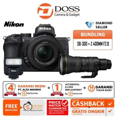 New Nikon Z50 Kit 16-50Mm Kamera Mirrorless Resmi / Nikon Z50 Promo SB300+400MM F28