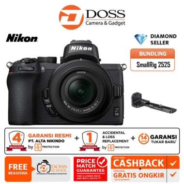 New Nikon Z50 Kit 16-50Mm Kamera Mirrorless Resmi / Nikon Z50 Promo W/SMALLRIG 2525