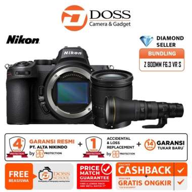 Diskon Nikon Z5 Nikon Z 5 Kit 24-70Mm F4 Kamera Mirrorless New W/ 800MM F6.3
