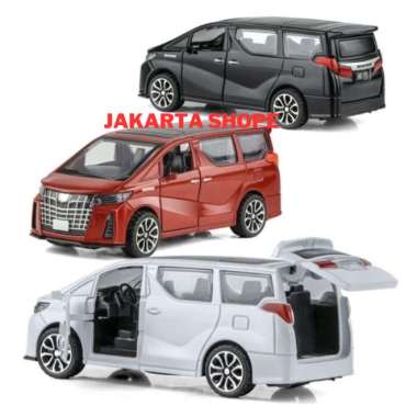 MINIATUR ALPHARD / MAINAN MOBIL REPLIKA HITAM