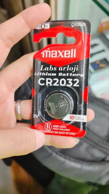 Battery Maxell CR2032 CR 2032 Lithium 3v Original Baterai Maxel Batere CR-2032
