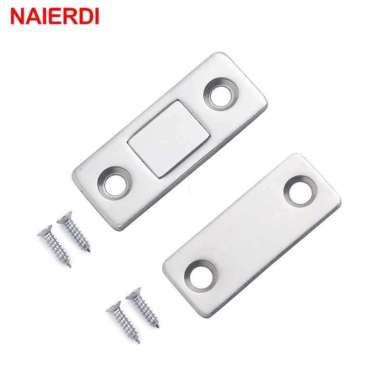 Penahan Pintu Magnetic Cabinet Door Stop Catches Closer DS-08 Pintu Rumah Besi Ganjelan Penahan Otom