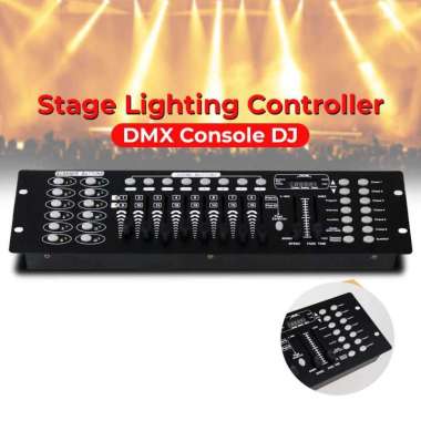 SHEHDS Mixer Lampu Stage Lighting Controller DMX Console DJ 192CH SHE-DMX512 Midi Bekas Music Player