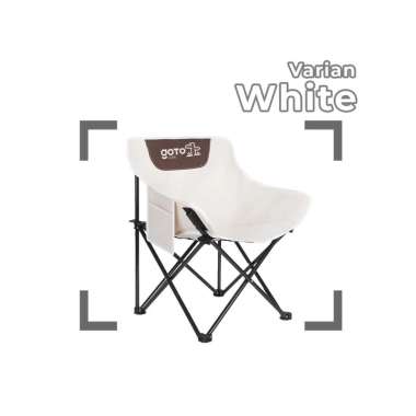 Goto Luke Folding Chair Kursi Lipat Outdoor Camping Mancing Portable WHITE