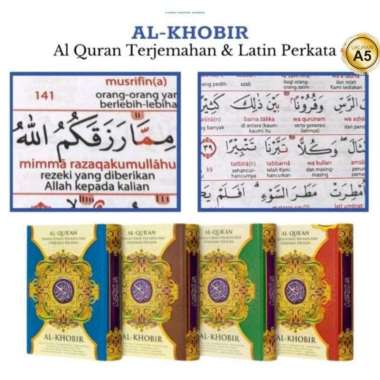 Al Quran Al Khobir Ukuran Sedang (A5) Tajwid Terjemah Perkata Dan Latin