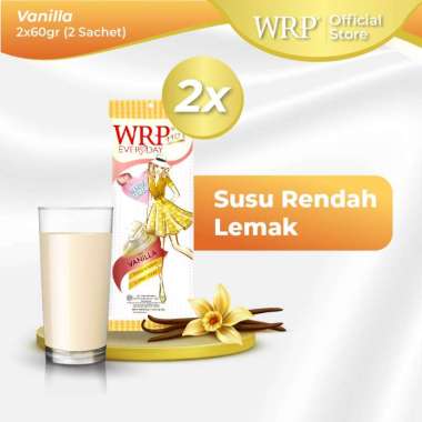 WRP Low Fat Milk Vanilla 60g (Bundle 2) - Susu Rendah Lemak