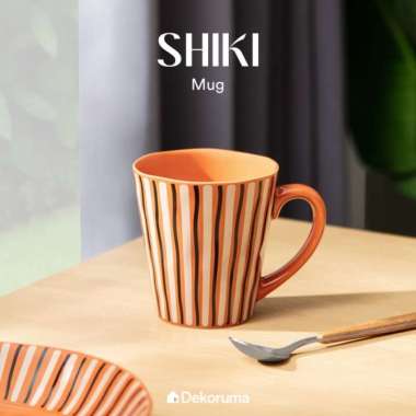 Dekoruma SHIKI Gelas Mug Keramik Motif - Gelas Minum