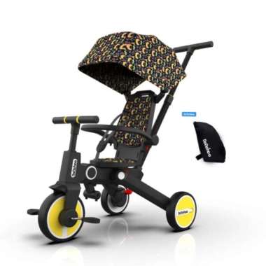 BEBEHOO 3 in 1 GEN 2 Baby Stroller Sepeda Anak Lipat Folding Trike Mix PRO + Bag Multicolor