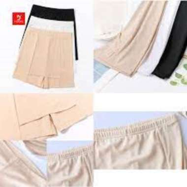 Celana Pendek Wanita Safety Pants Legging Seamless Cewek Elastis Motif Polos / Short Pants Women Imp