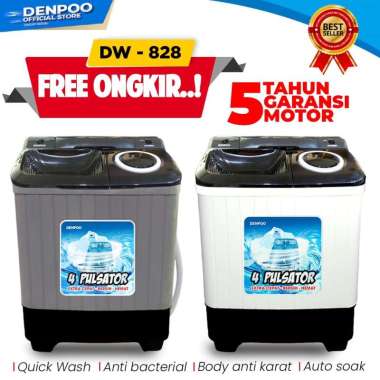 Denpoo Mesin Cuci 2 Tabung DW8284P