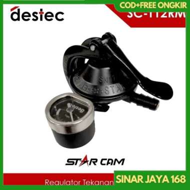 Regulator Kompor LPG STARCAM + METER Star Cam Pengaman Gas Anti Bocor Original Star Cam REGULATOR + 
