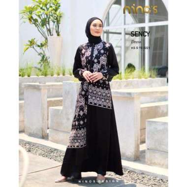 SENCY DRESS Jumbo By Ninos Design Black