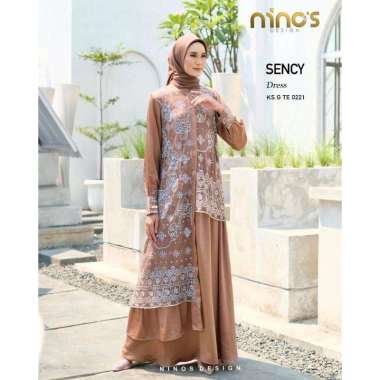 SENCY DRESS Jumbo By Ninos Design Brown