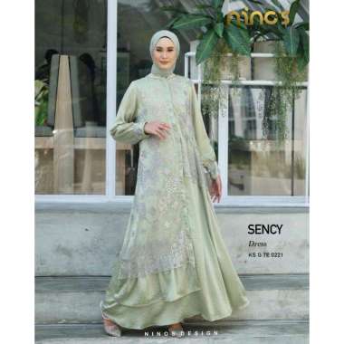 SENCY DRESS Jumbo By Ninos Design Sage