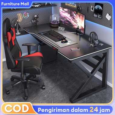 Meja Komputer Meja Kantor 160CM Mej 160×60×75cm (40cm)