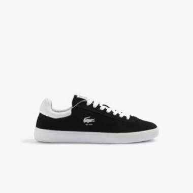 Sepatu Pria Lacoste Baseshot Suede Black (46SMA0065) Original 42
