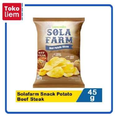 Lemonilo Solafarm Snack Potato Beef Steak 45G