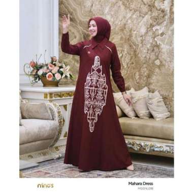 MAHARA Dress By Ninos Design Maroon
