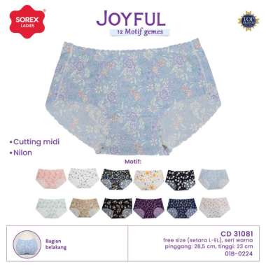 Sorex Celana Dalam Seamless Joyful CD Fashion Anti Nyeplak 31081