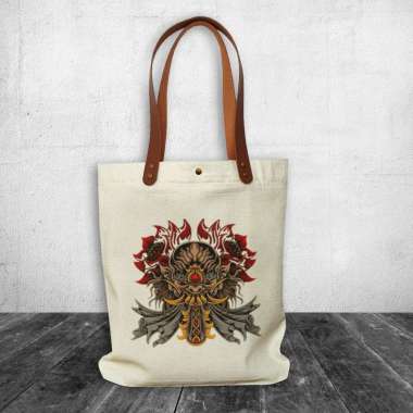 Dstore - Tote bag Canvas Oleh oleh Bali | Tote bag Souvenir Series Bali | Tote bag Sekolah | Tote bag Custom | Tote bag Aesthetic | Tote Bag Kuliah ART 3