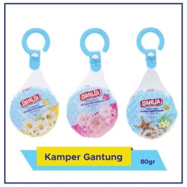Kamper Gantung WC Dahlia Pengharum Kamar Mandi 80gr
