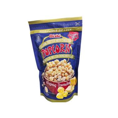 OISHI POPCORN BELGIAN BUTTER WITH CHEESE 100GR
