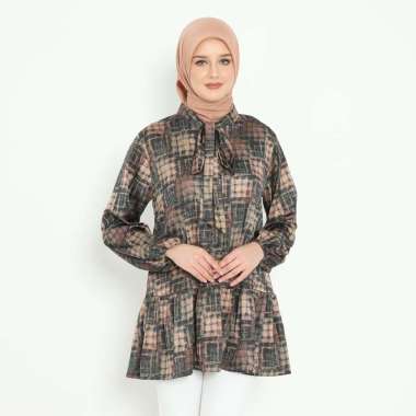 FAME - Zahra Tunik Satin Silk Terbaru - 9211835 L