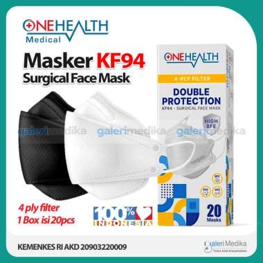 Masker KF94 / KF-94 Onehealth Surgical Face Mask Masker Kesehatan Hijau