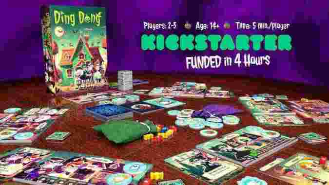 Ding Dong Board Game Kickstarter Deluxe Edition