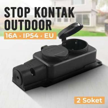 Stop Kontak Anti Air Outdoor / Stop Kontak Outdoor Waterproof / Stop Kontak Outdoor Terminal Anti Ai
