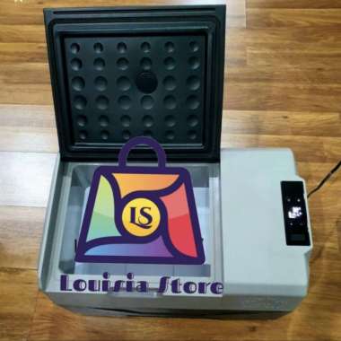 New Kulkas Mini 30 Liter Freezer Box Portable Lemari Es Lcd Indicator Diskon