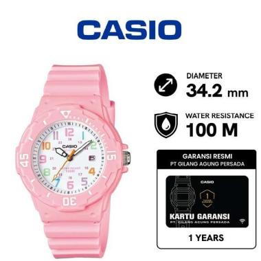 CASIO LRW-200H-4B2VDF Resin Jam Tangan Wanita White & Pink White Pink