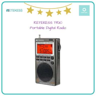 RETEKESS TR110 FM-MW-SW-LSB-AIR-CB-VHF-UHF Portable Digital Radio